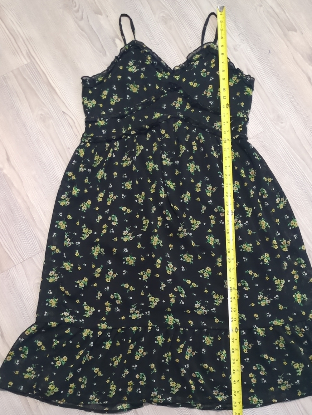 No Boundaries Floral Cami Dress Bundle XXL Pink & Black Babydoll 2-Piece 19 Zipp - Picture 14 of 16